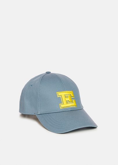 Blue embroidered baseball cap