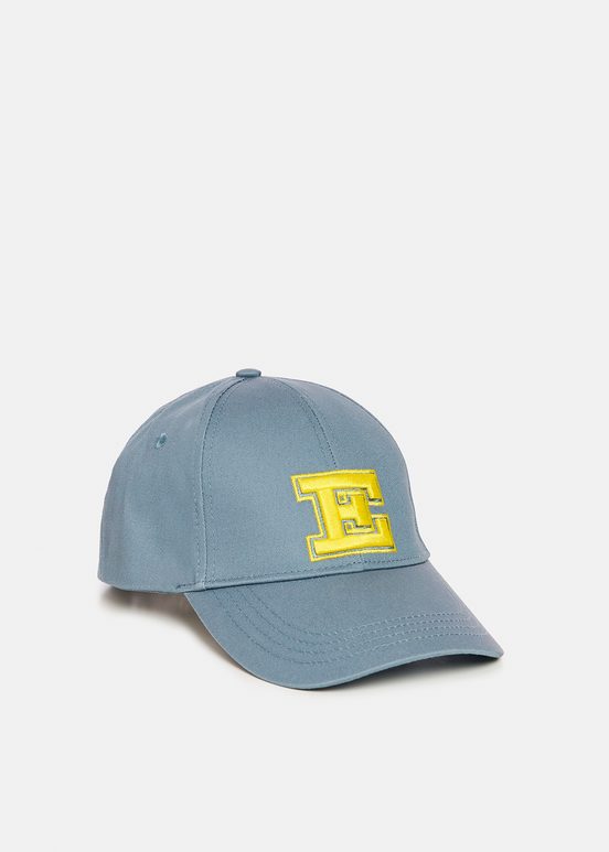 Blue embroidered baseball cap