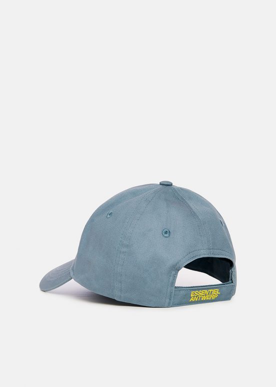 Casquette bleue à broderie