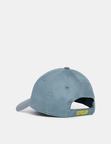 Blue embroidered baseball cap