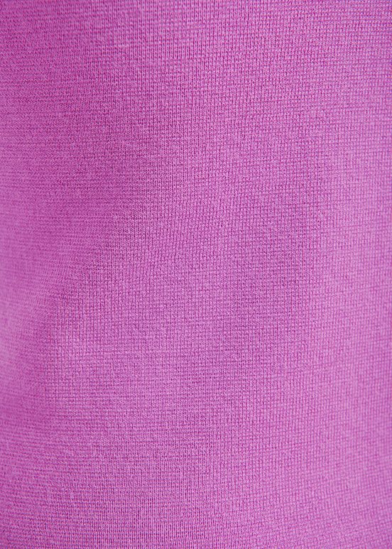 Pull violet à manches courtes