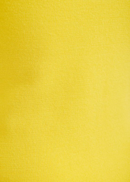 Pull jaune à manches courtes