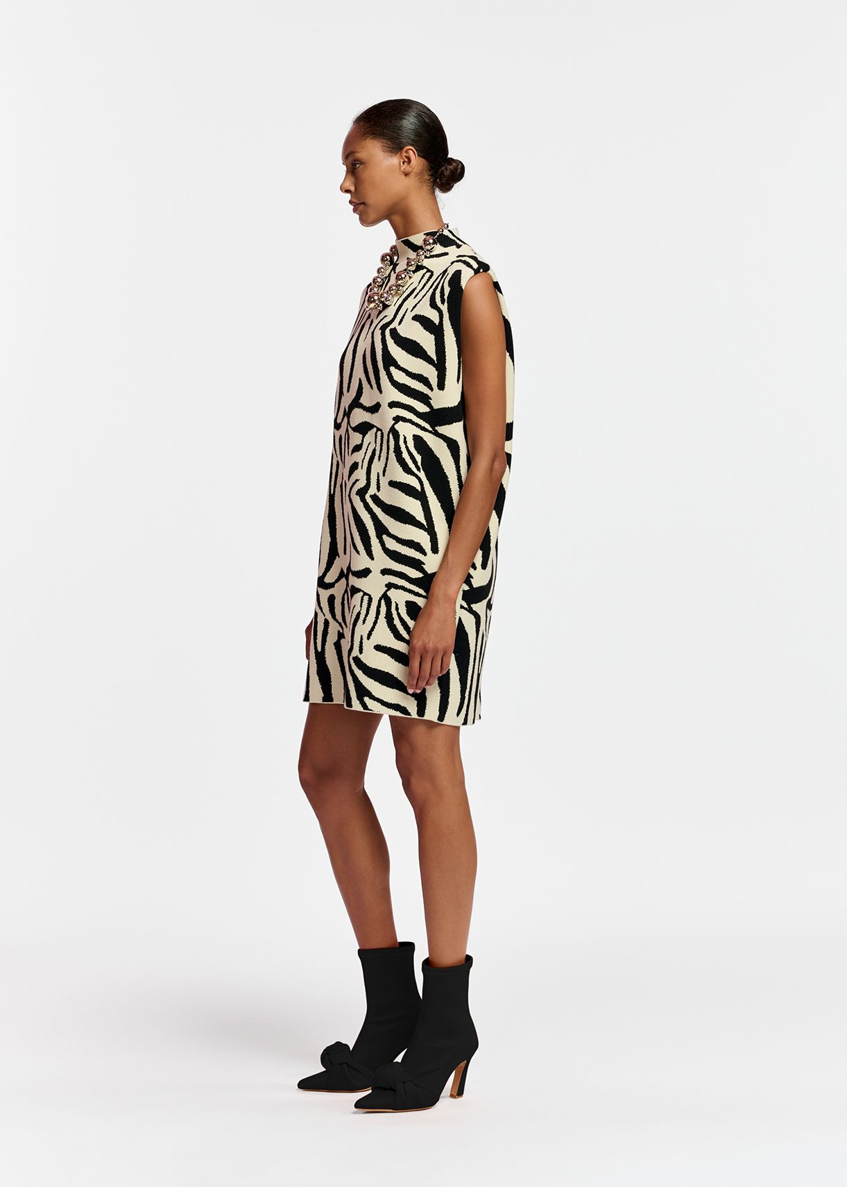 Zebra jurk discount