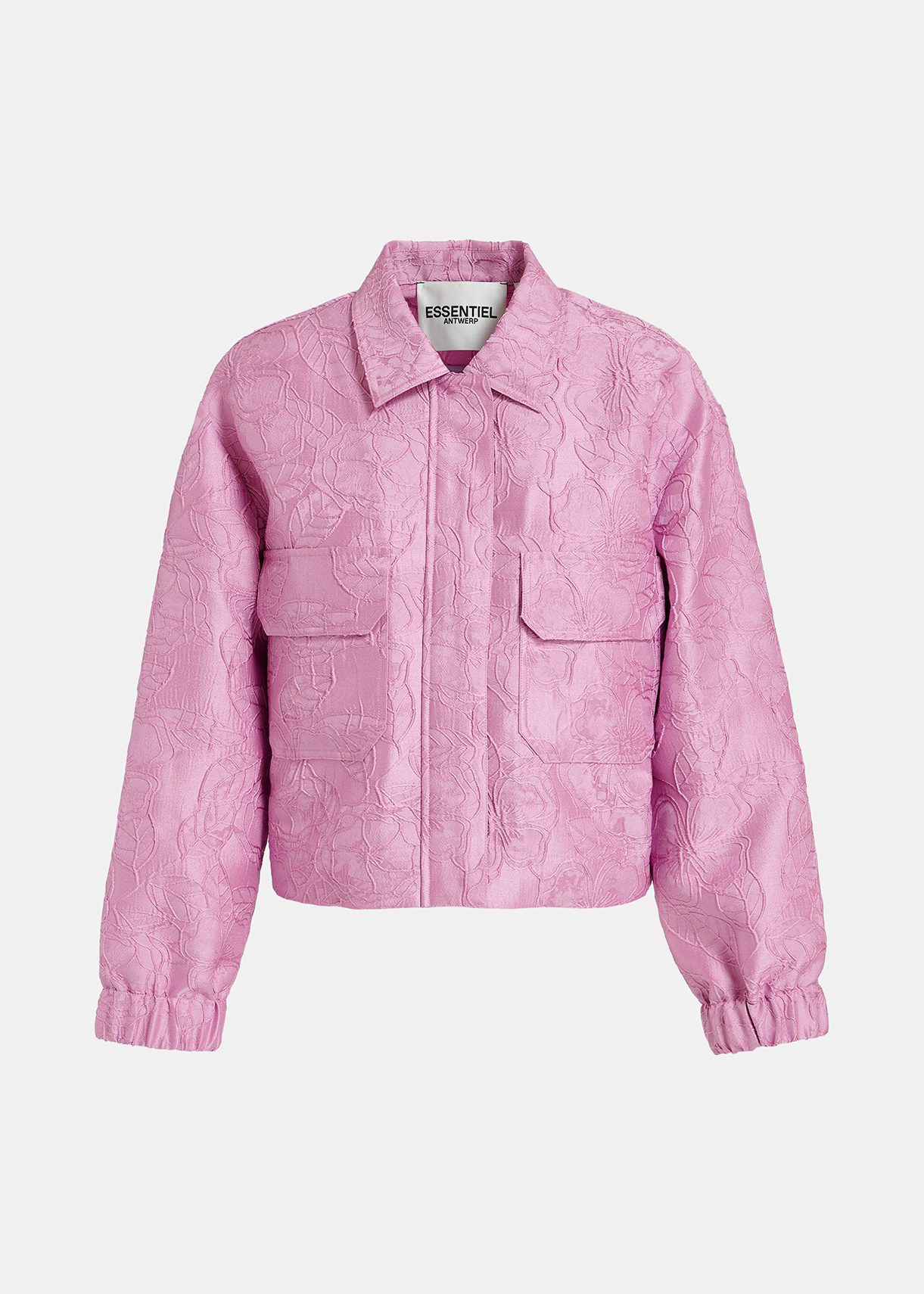 Lilac crop outlet jacket