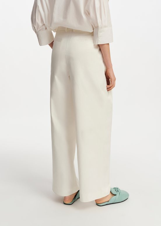 Off-white wide-leg pants