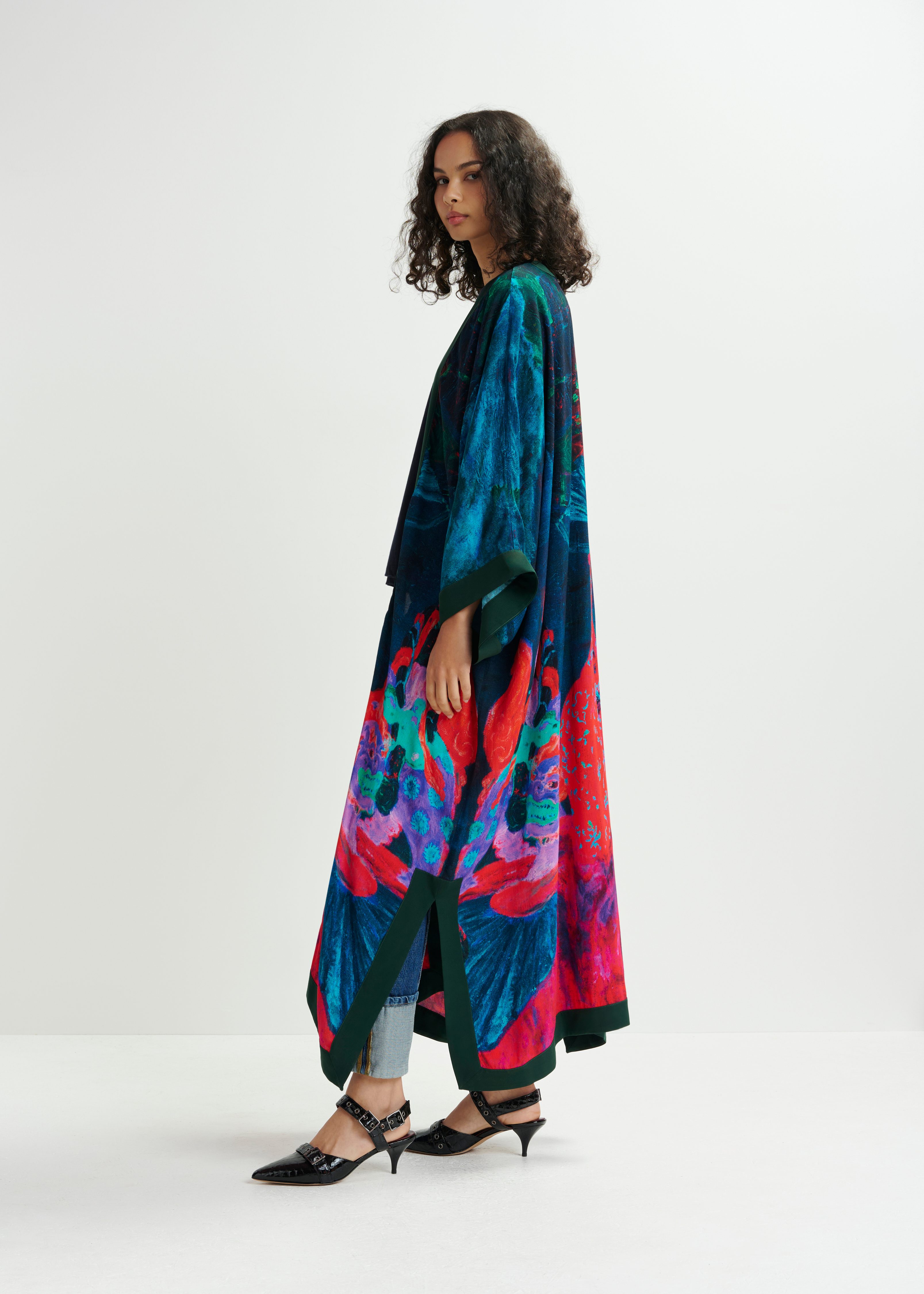 Multicolor kimono 'Still life with Chinoiseries