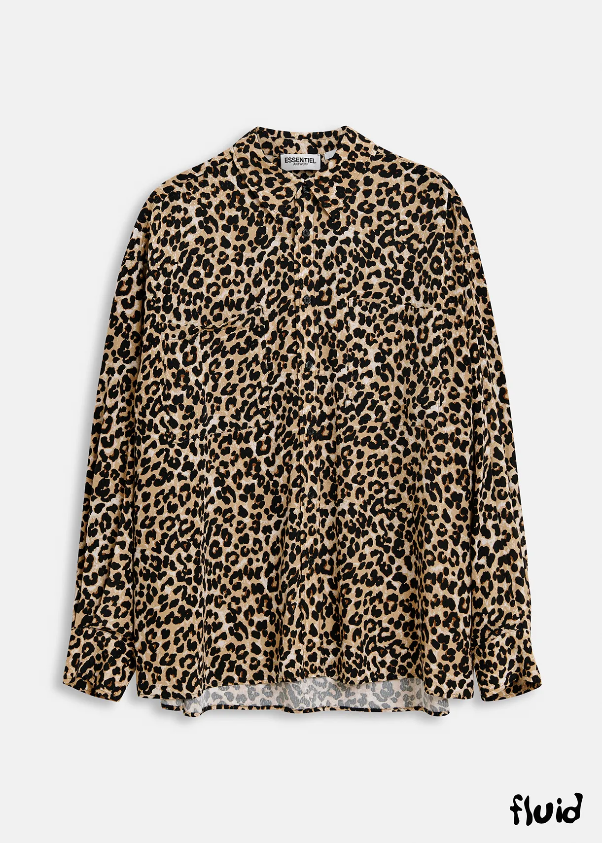 PRODUKT regular fit overhemd PKTDEK met all over print blauw