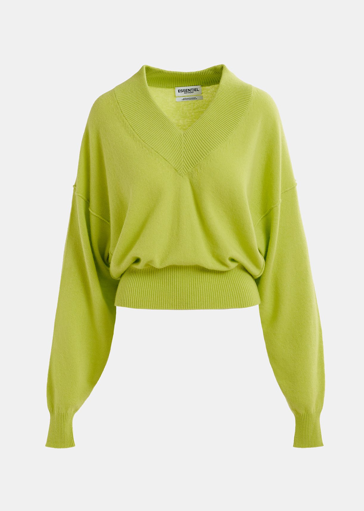 Lime green fuzzy sweater best sale