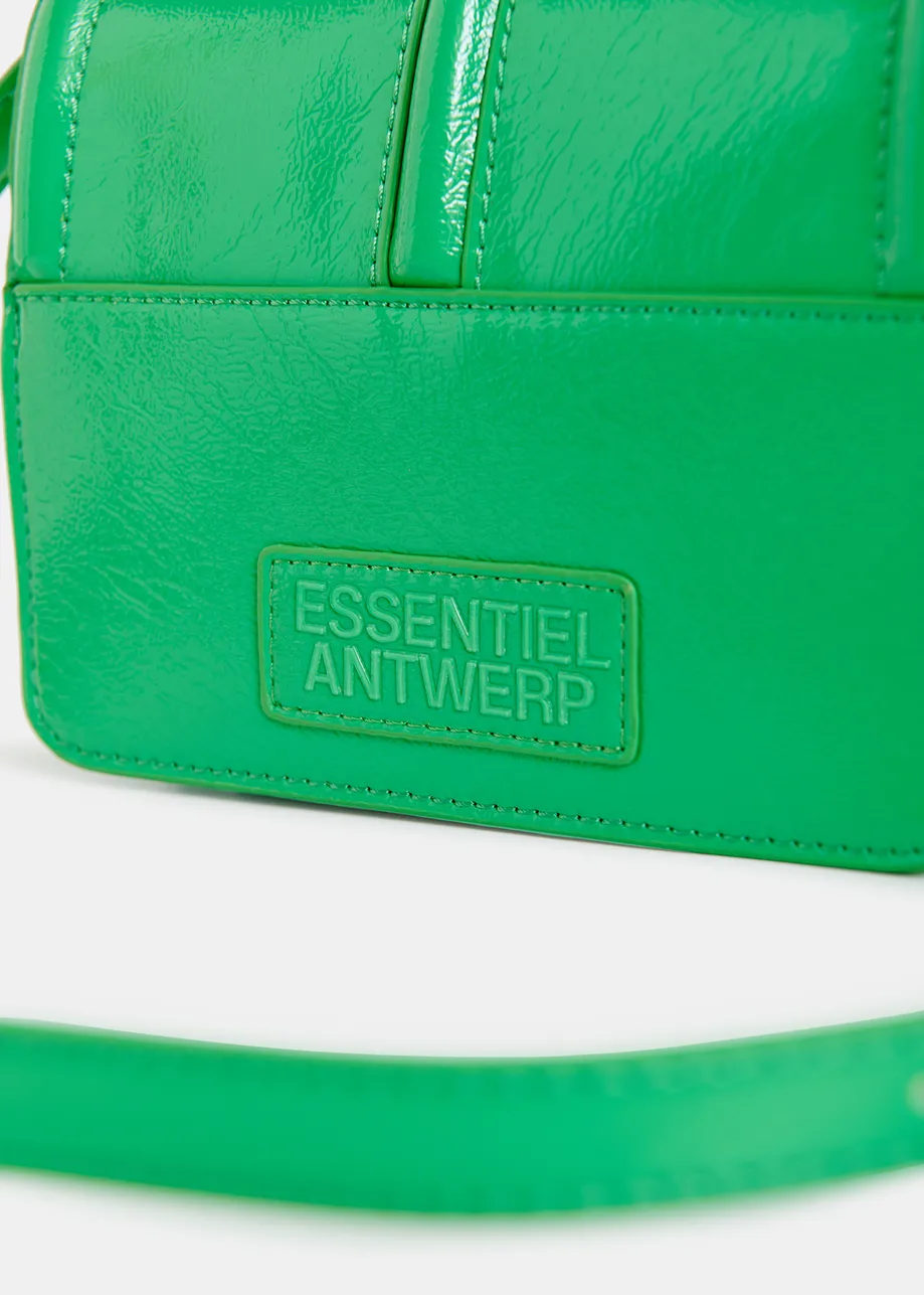 Green faux patent-leather | Essentiel Antwerp