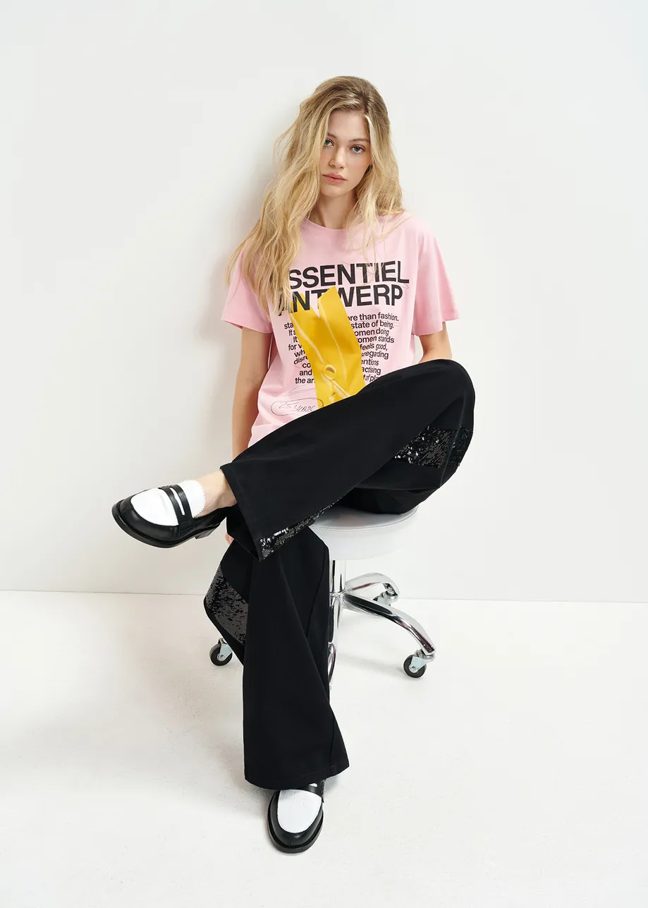 Pink, yellow and black 25 years t-shirt - Online exclusive