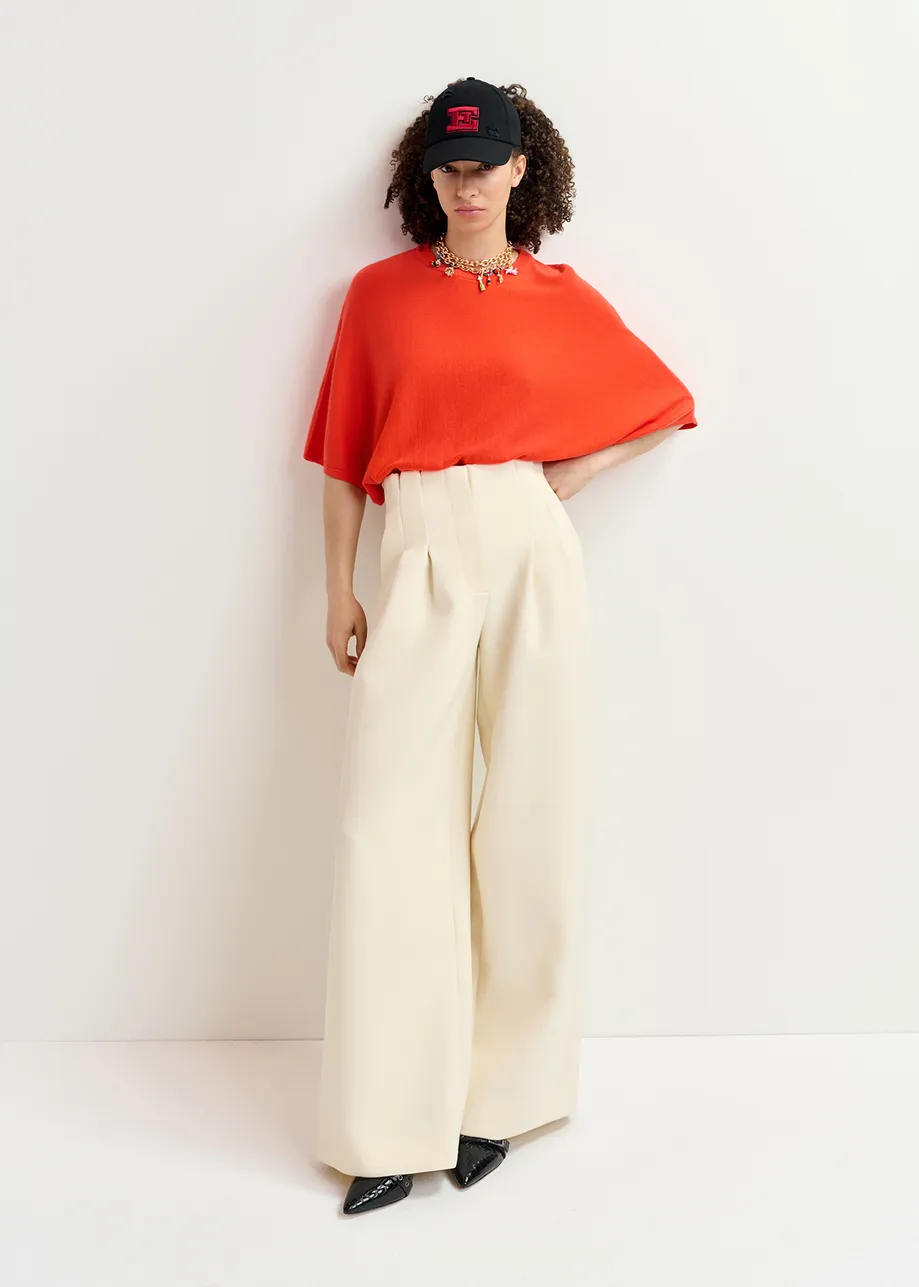 Off-white wide-leg pants