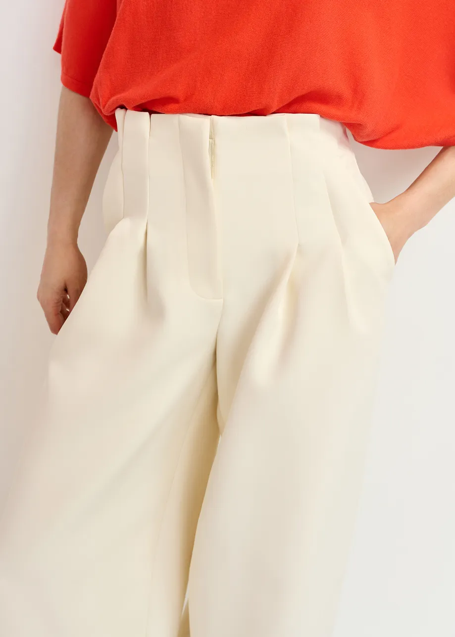 Off-white wide-leg pants