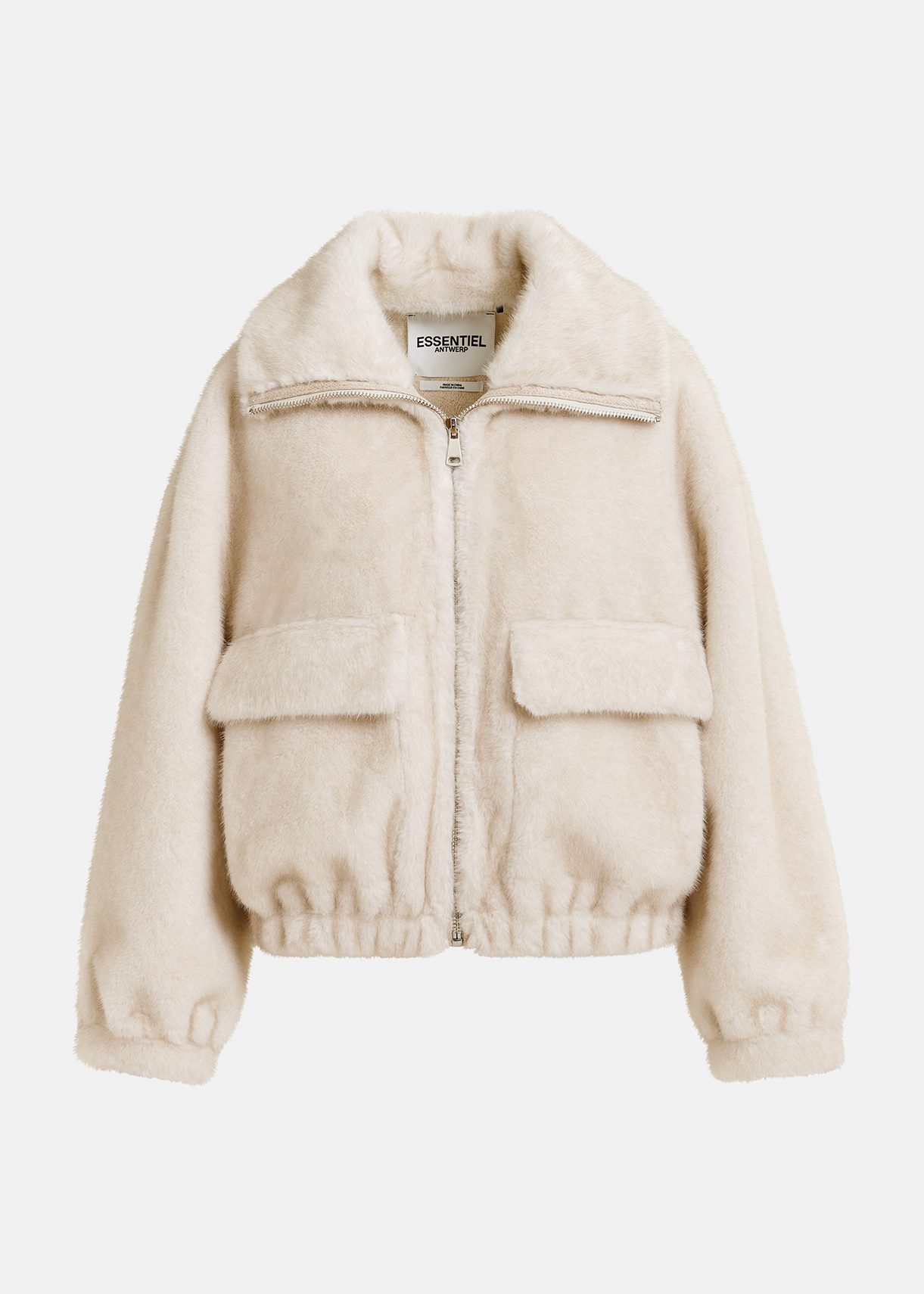 Faux shearling bomber jacket best sale