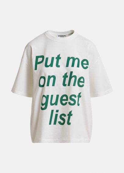 Off-white T-shirt with text print