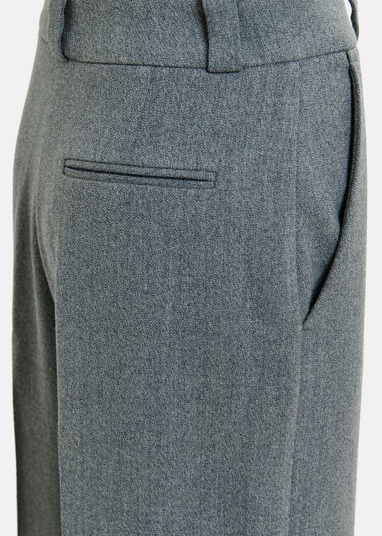 Grijze geklede broek