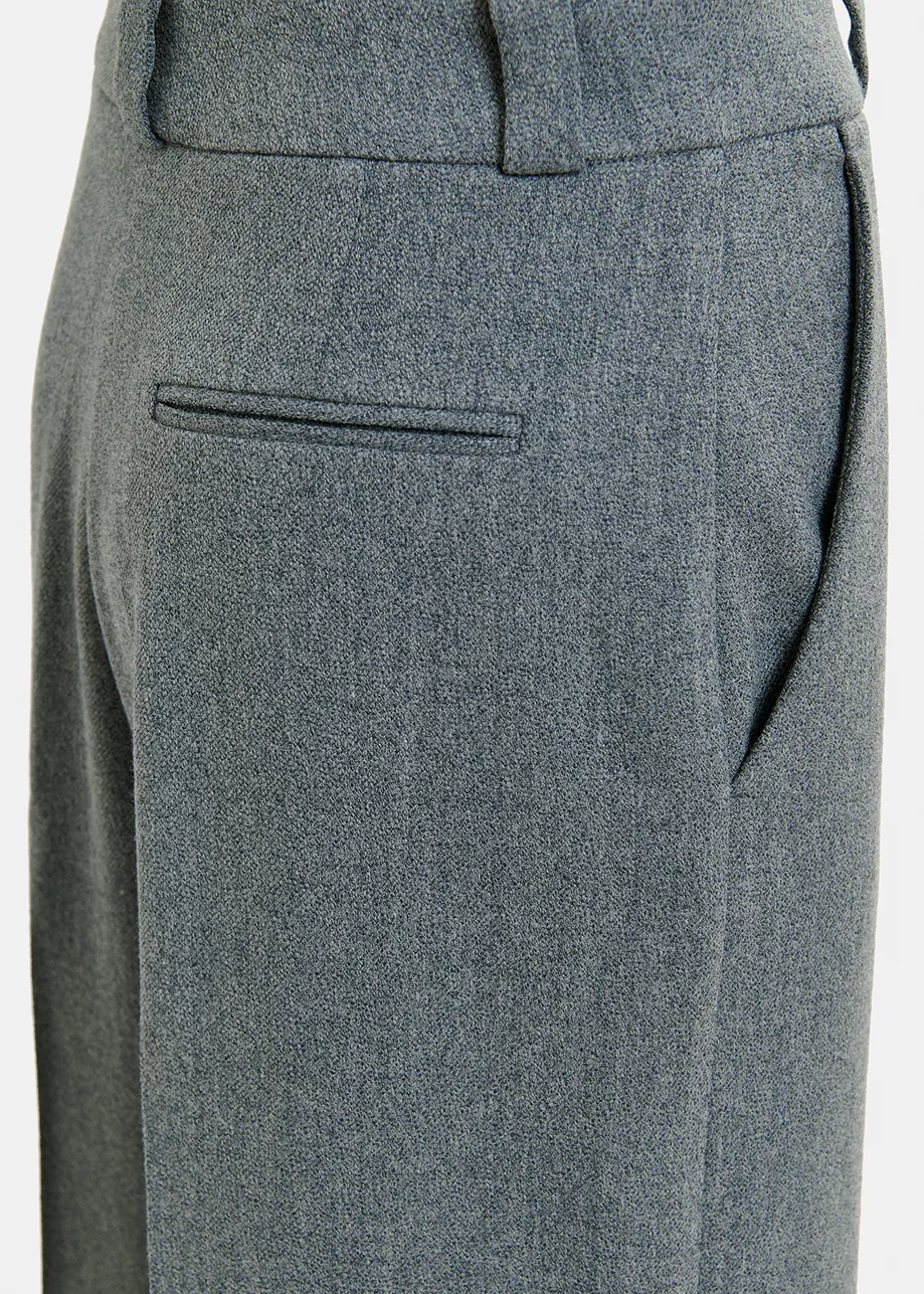 Grijze geklede broek