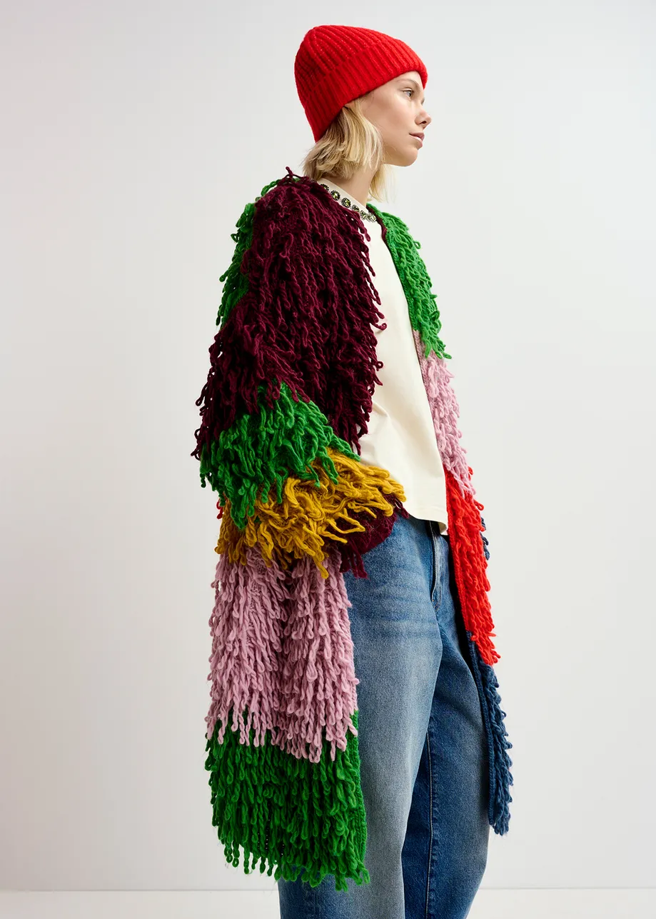 Punto de lazo oversize, multicolor