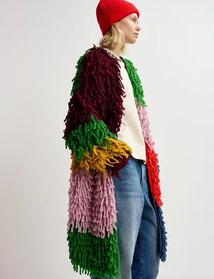 Punto de lazo oversize, multicolor