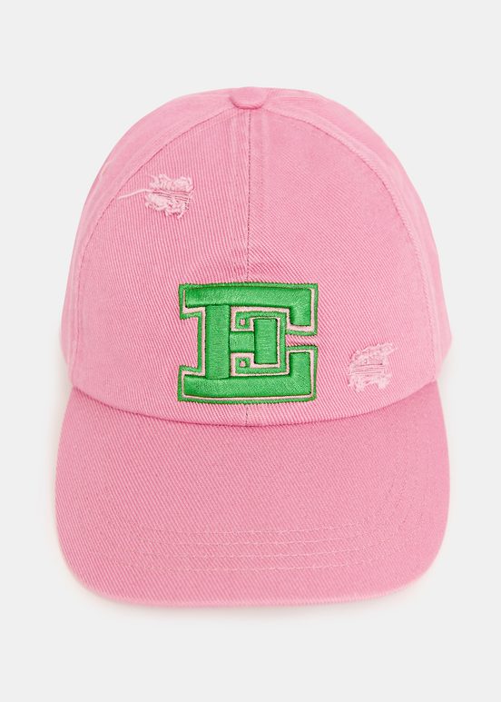 Pink embroidered baseball cap