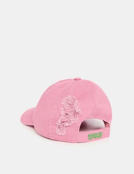 Gorra de béisbol bordada, rosa