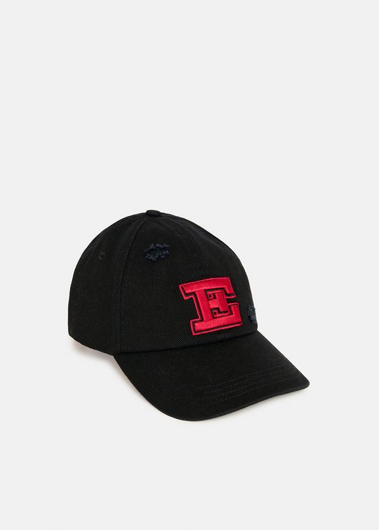 Gorra de béisbol bordada, negro