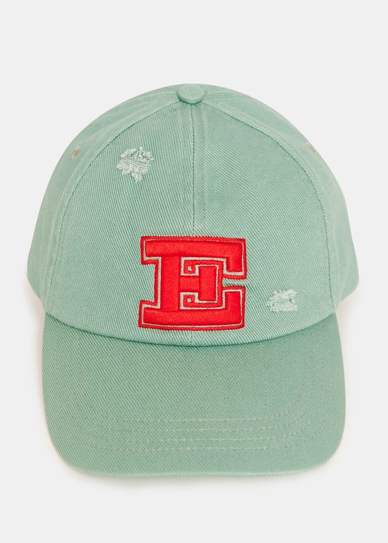 Mint green embroidered baseball cap