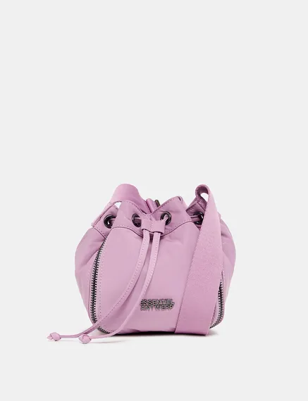 Mauve mini bucket bag