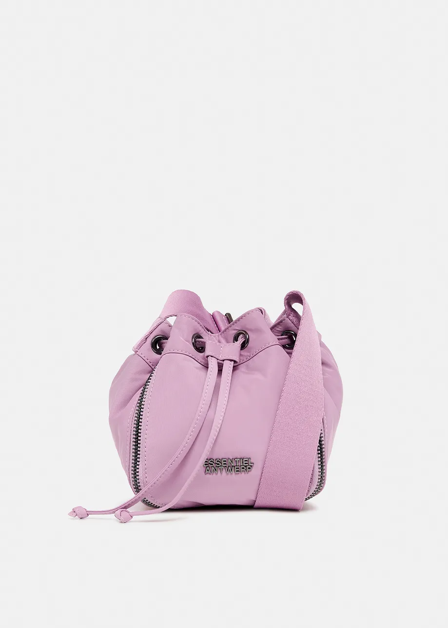 Mauve mini bucket bag