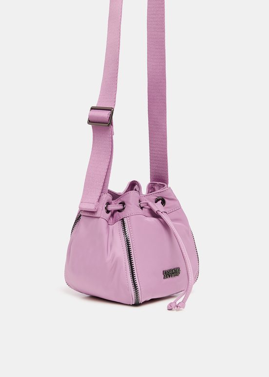 Mauve mini bucket bag