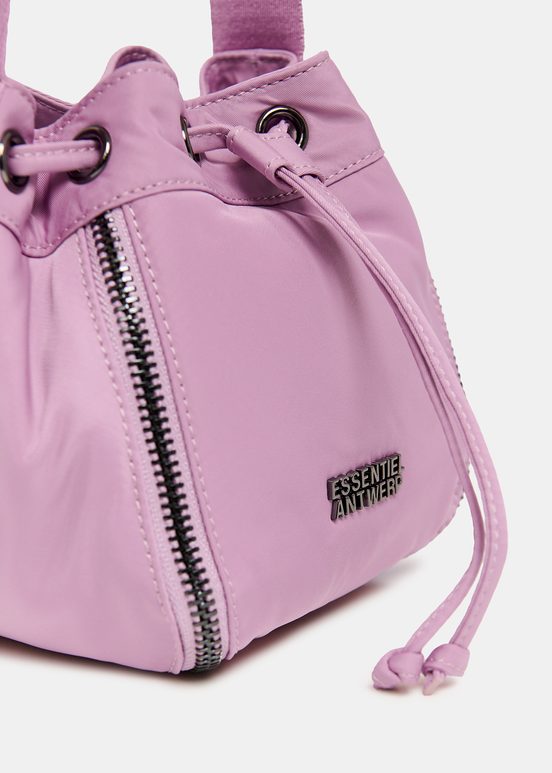 Mauve mini bucket bag