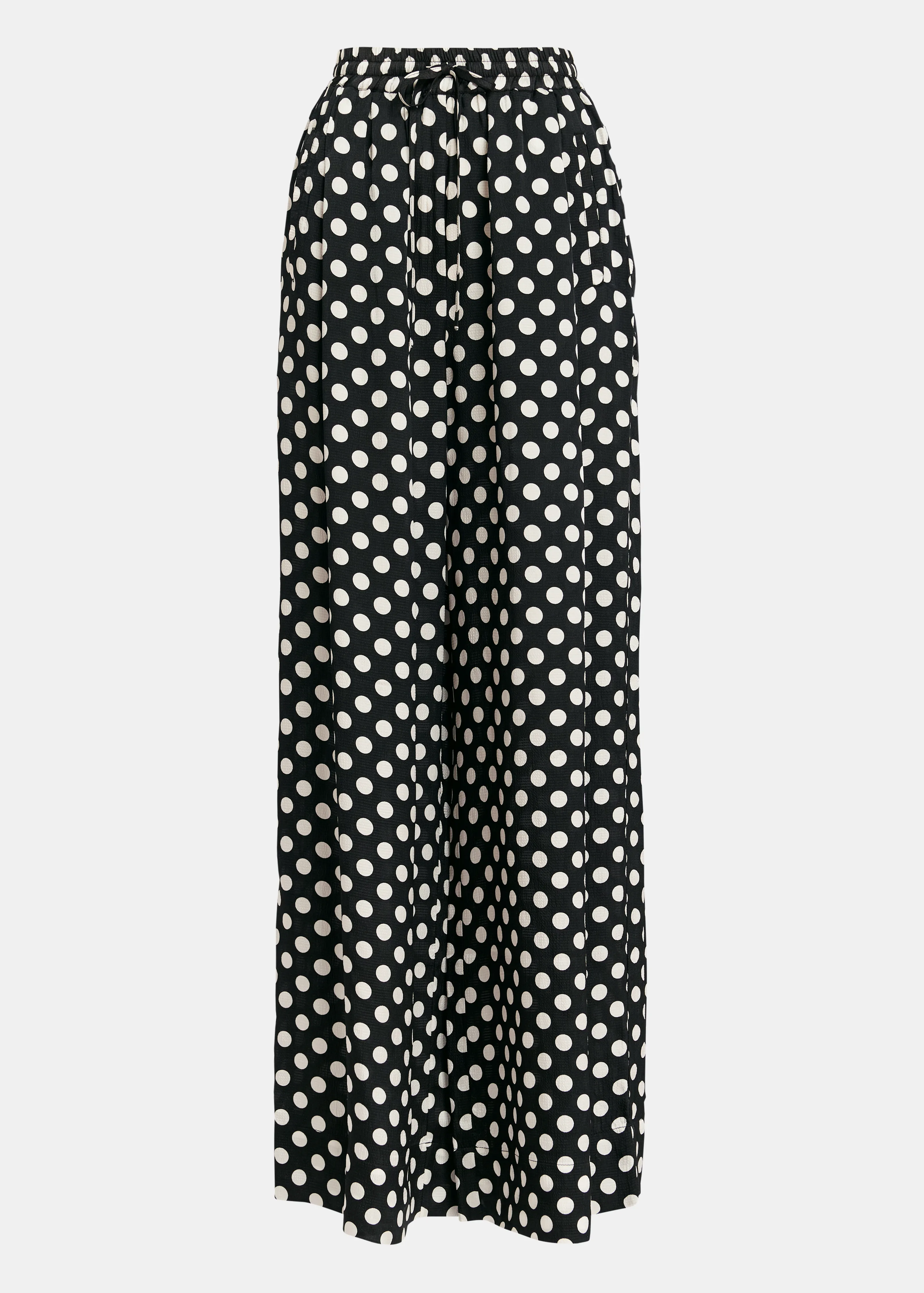 Black white dot print pant