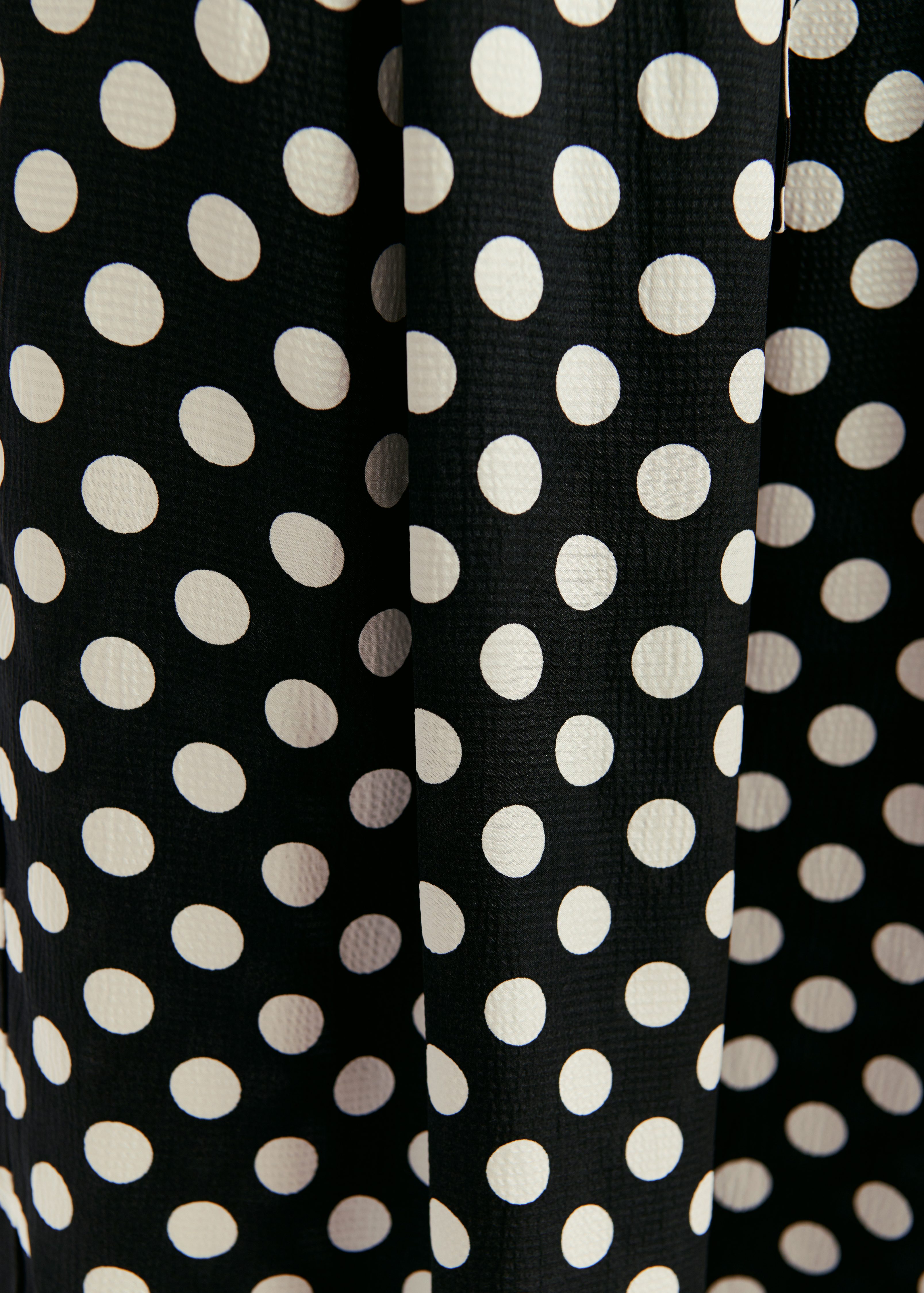 Black and white polka-dot wide-leg pants | Essentiel Antwerp Black and white polka-dot wide-leg pants | Essentiel Antwerp
