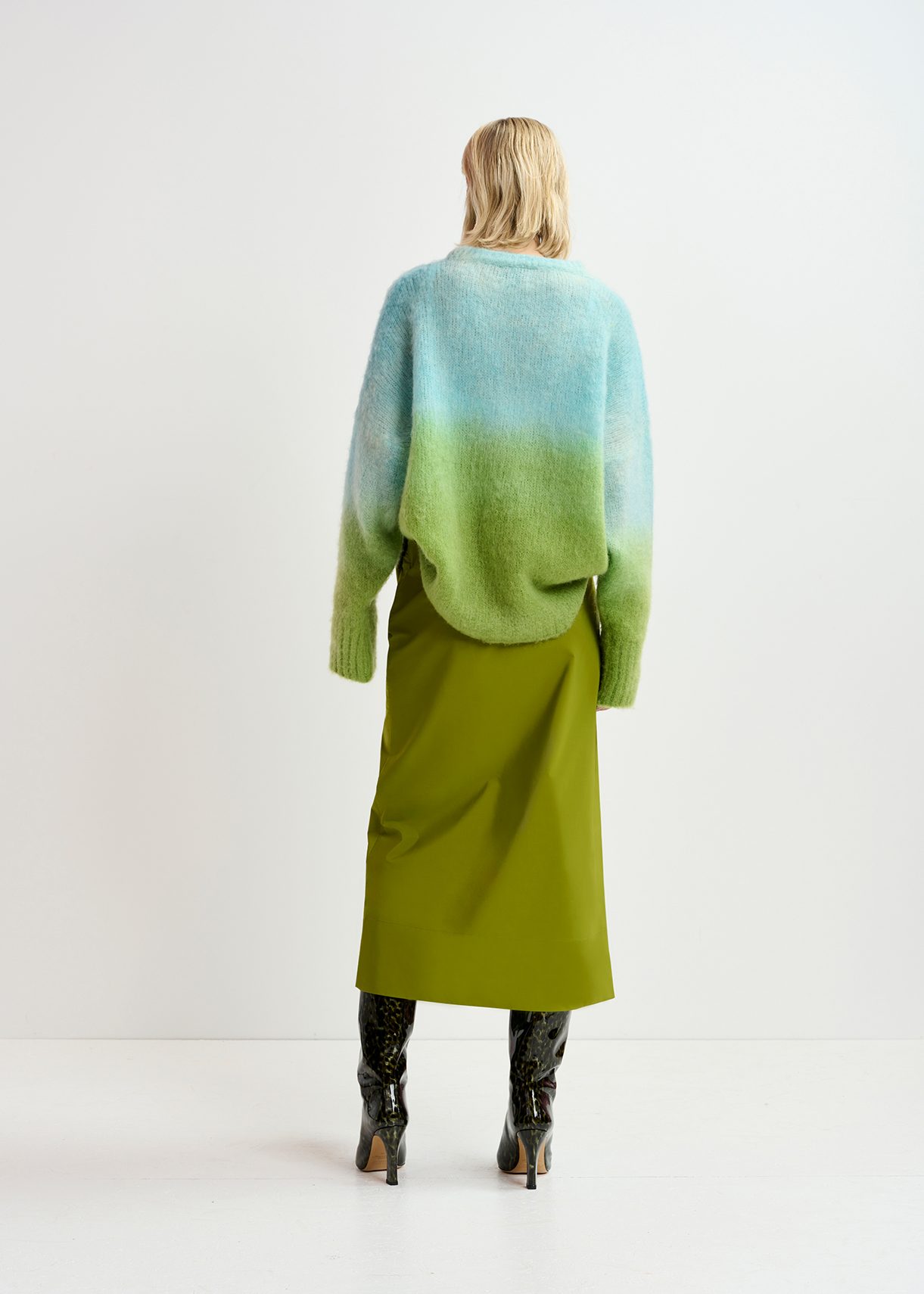 midi skirt khaki