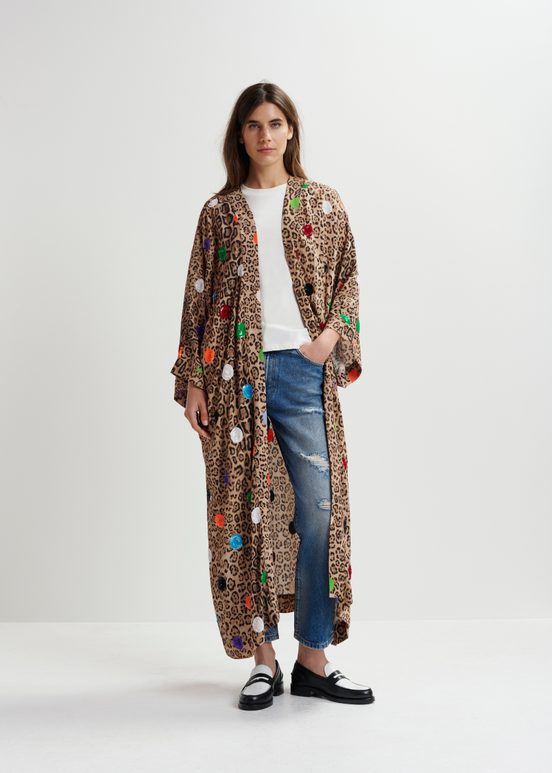 Personalisierbarer Kimono mit Paillettenverzierung - exklusiv online