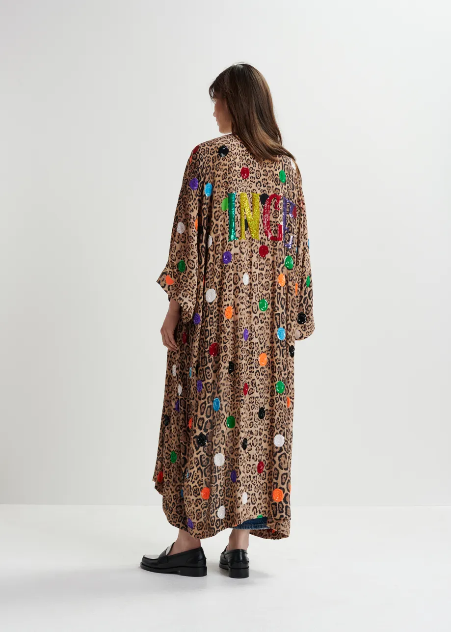 Kimono personalizzabile decorato con paillettes - esclusiva online