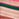 Peach, green and pink striped knit top with cap sleeves
