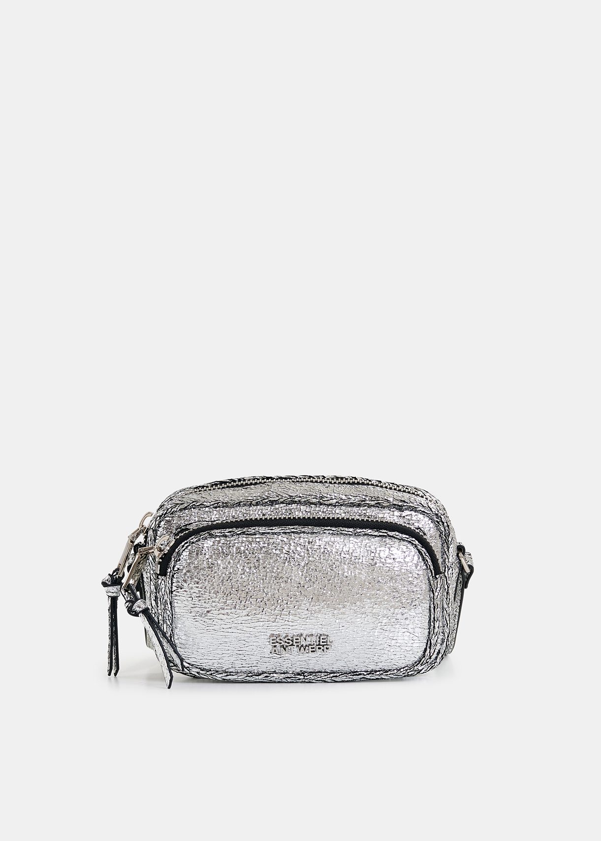 ★AMES-WORLDWIDE★PADDED SHOULDER BAG SILVER★正規品/送料込 jaymeex_silver_040-002-