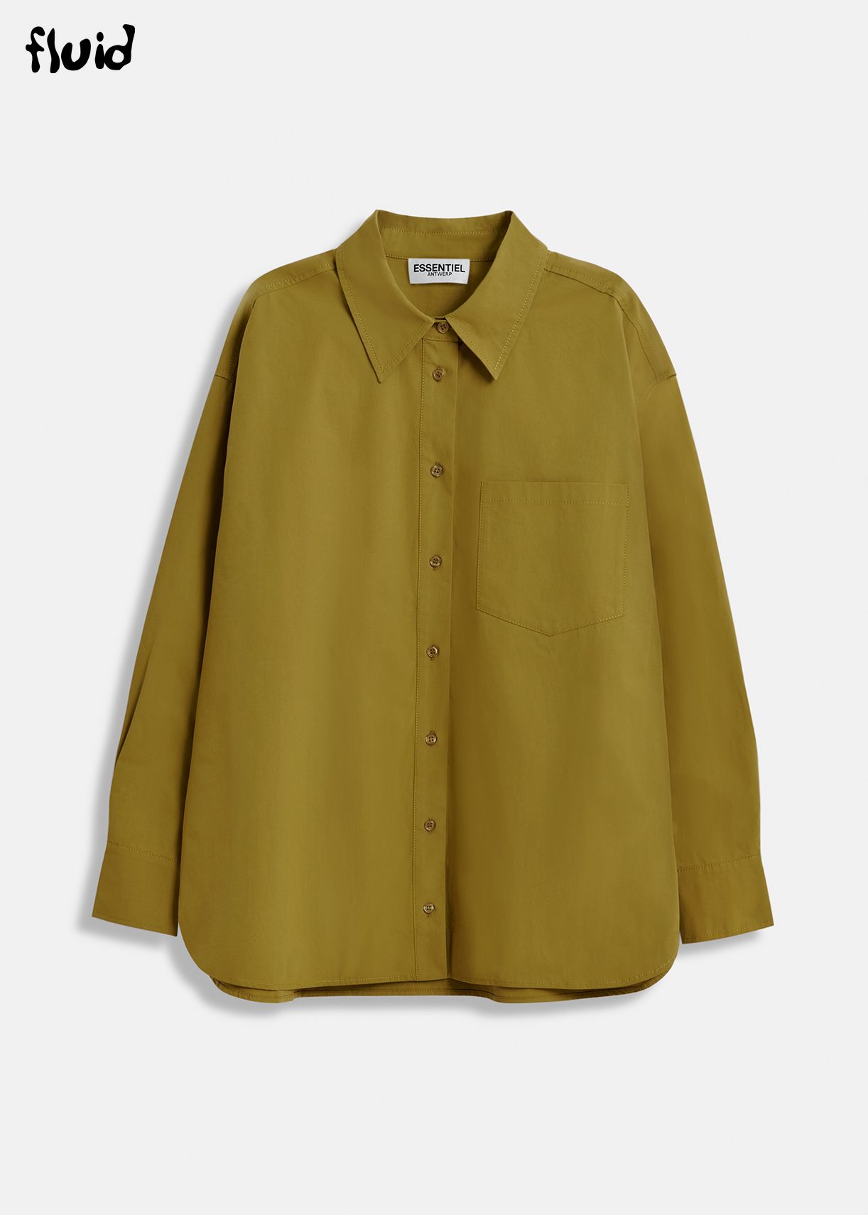 Khaki cotton shirt