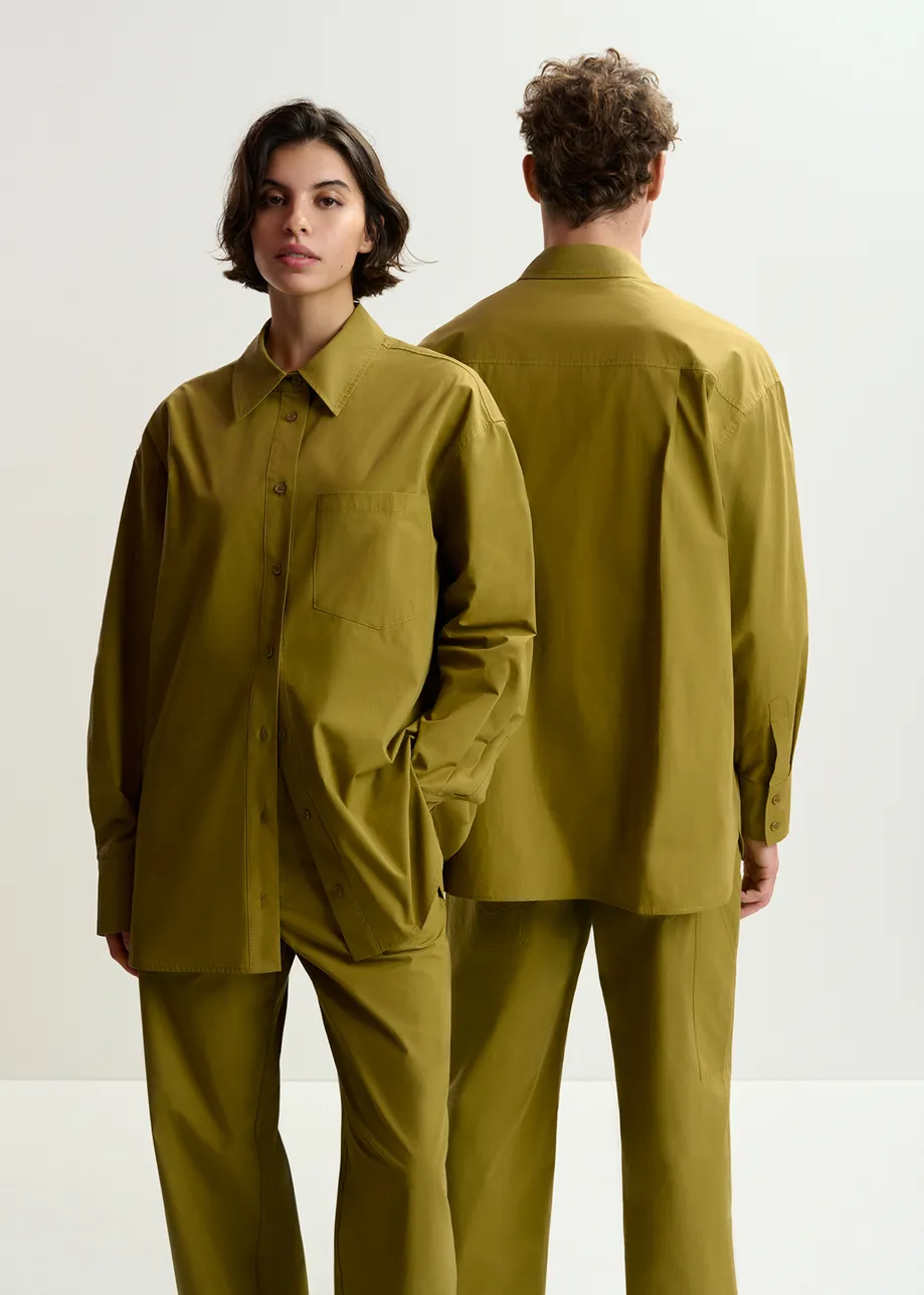 Khaki cotton shirt