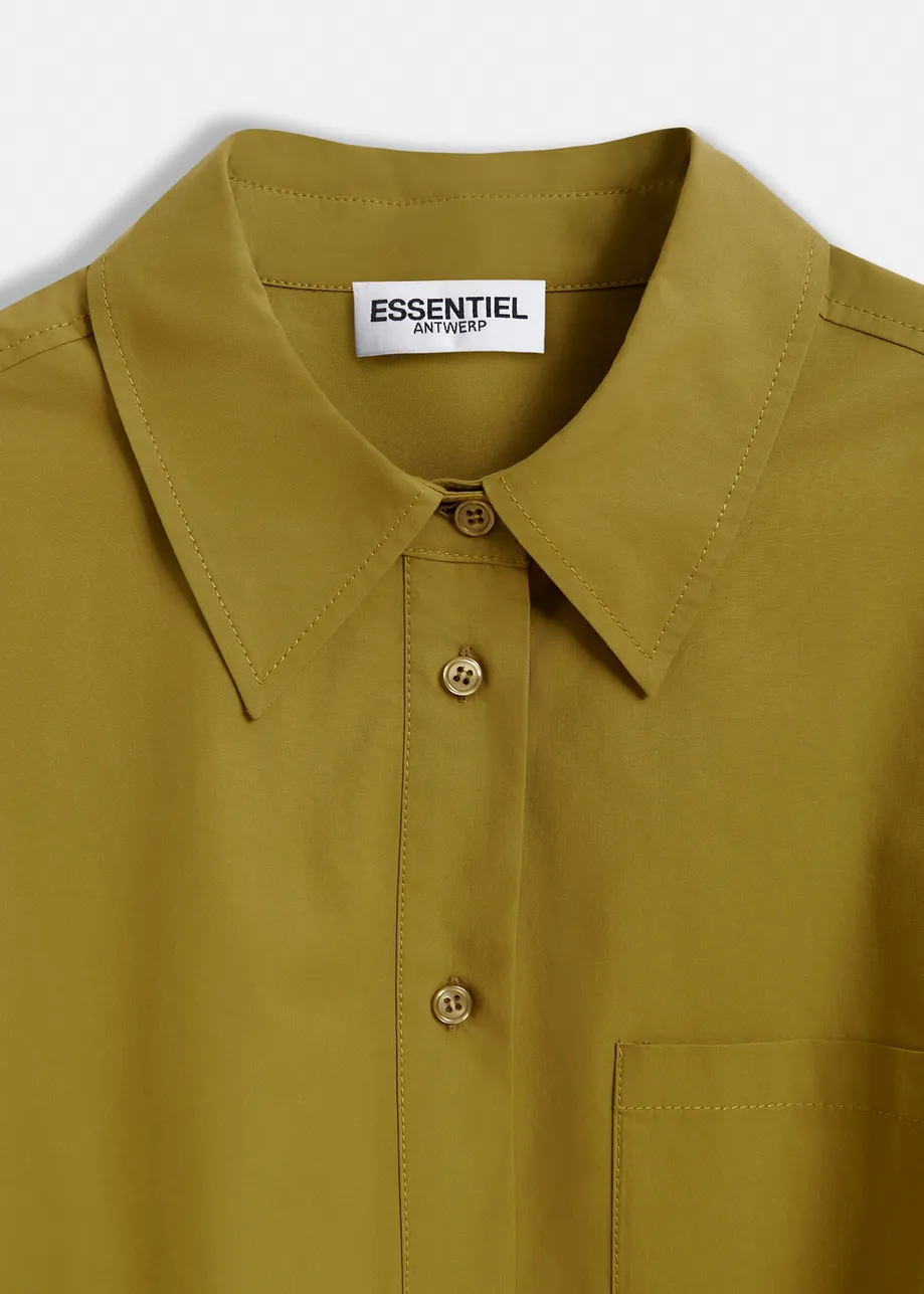 Khaki cotton shirt