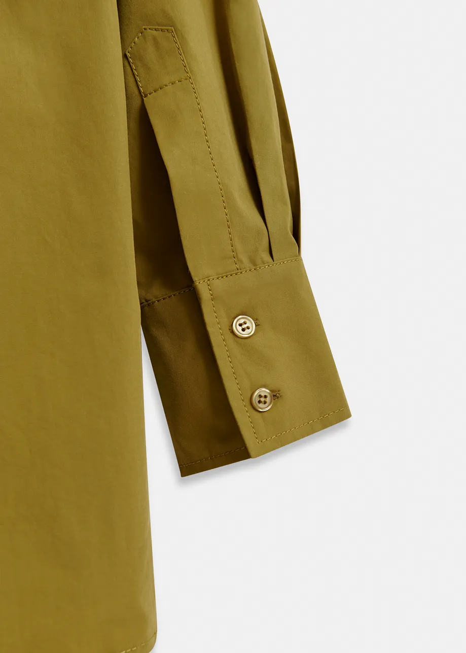 Khaki cotton shirt