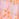 Light pink and orange embroidered cotton-blend maxi dress