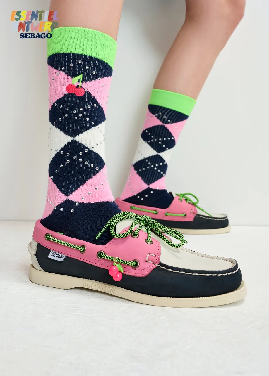 Scarpe da barca multicolori - collaborazione con Sebago