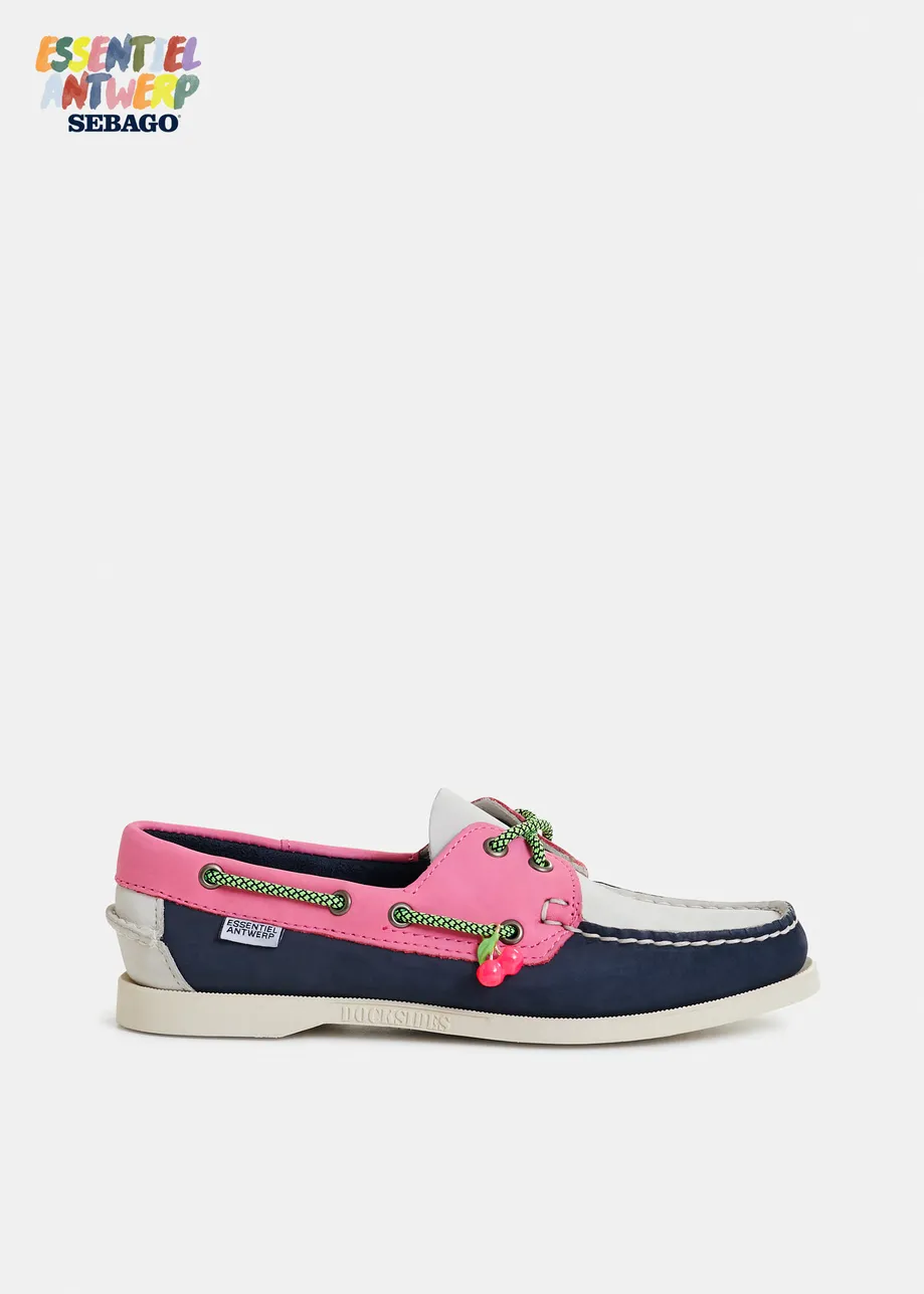 Chaussures bateau multicolores - collaboration avec Sebago