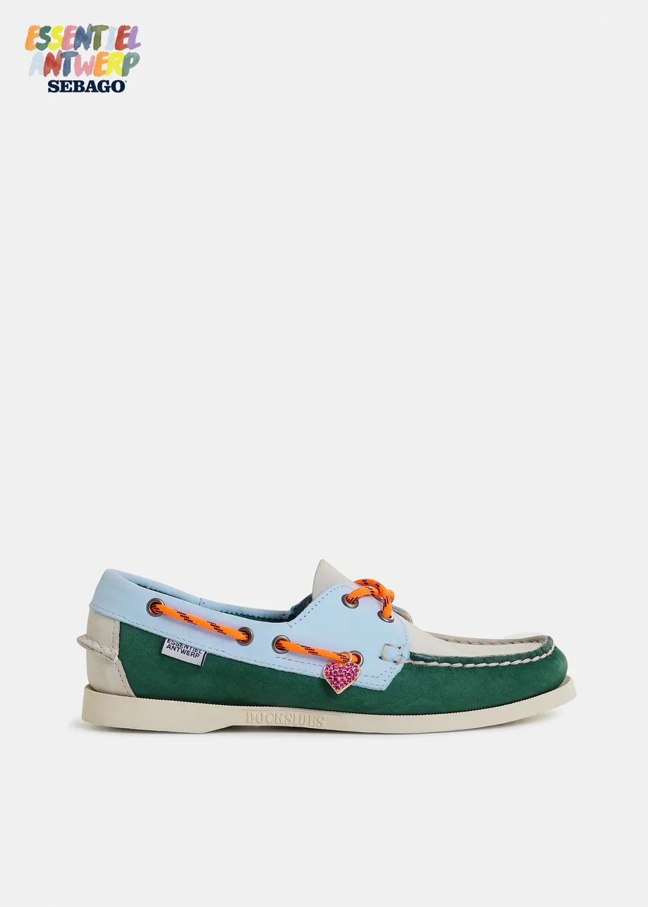 Multicolor boat shoes - collaboration with Sebago