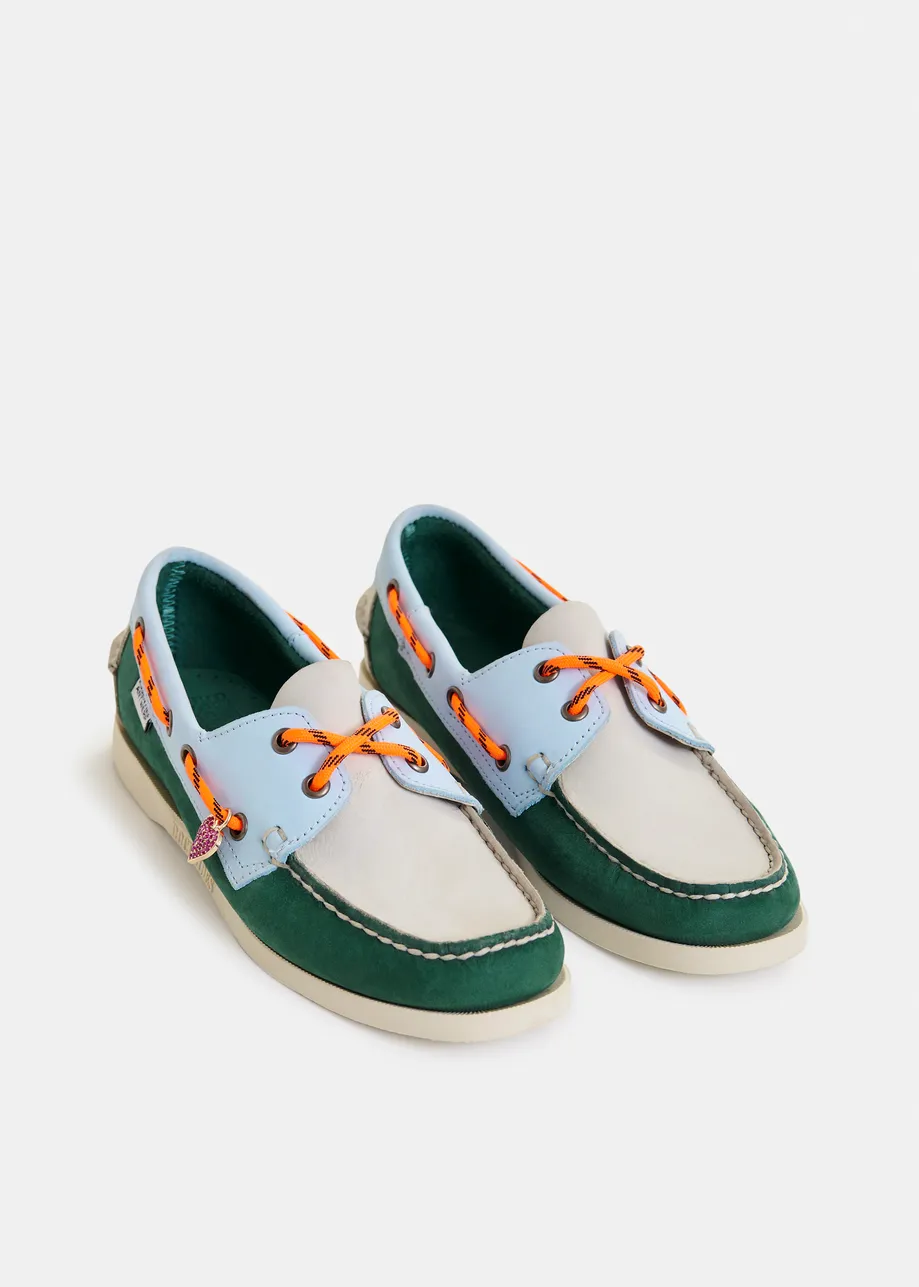 Multicolor boat shoes - collaboration with Sebago