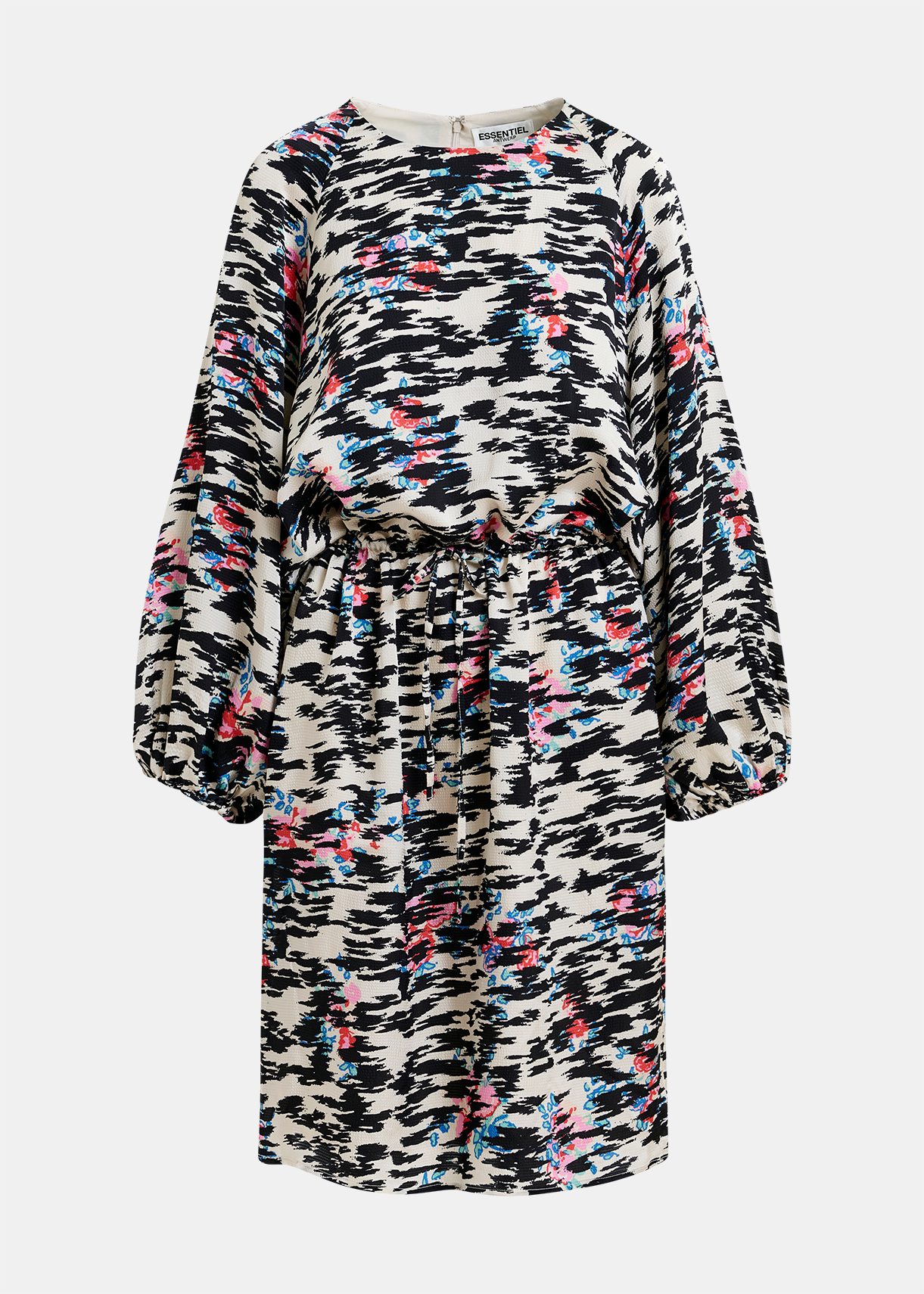 オールインワン・サロペット Essentiel Antwerp Flowers Black Long Dress Black maxi-length silk dress with floral print | Essentiel