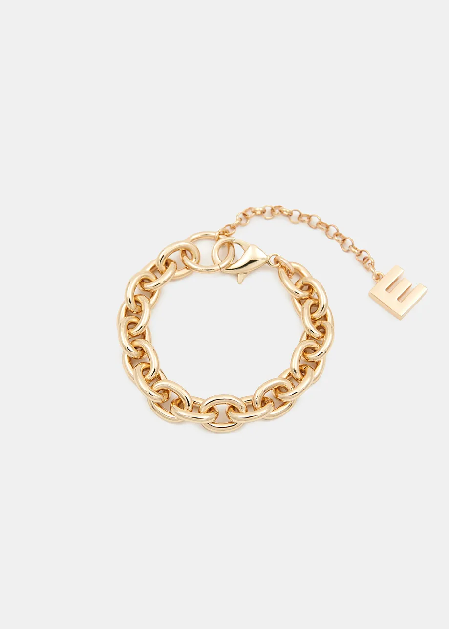 Gold-tone chain bracelet