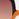 Zweifarbige Oversized Sonnenbrille in Orange und Schwarz