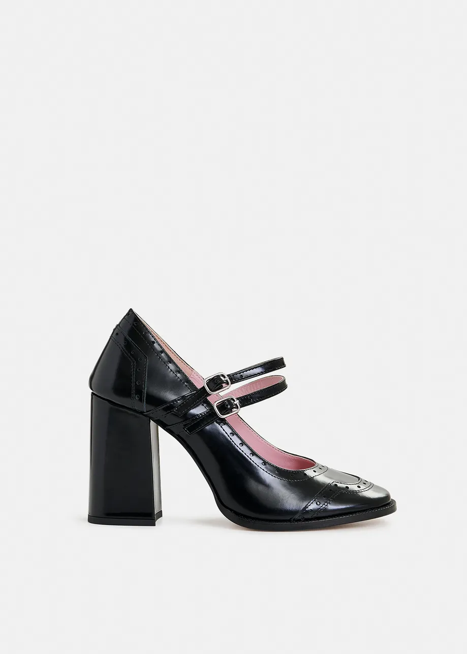 Black Mary Jane pumps